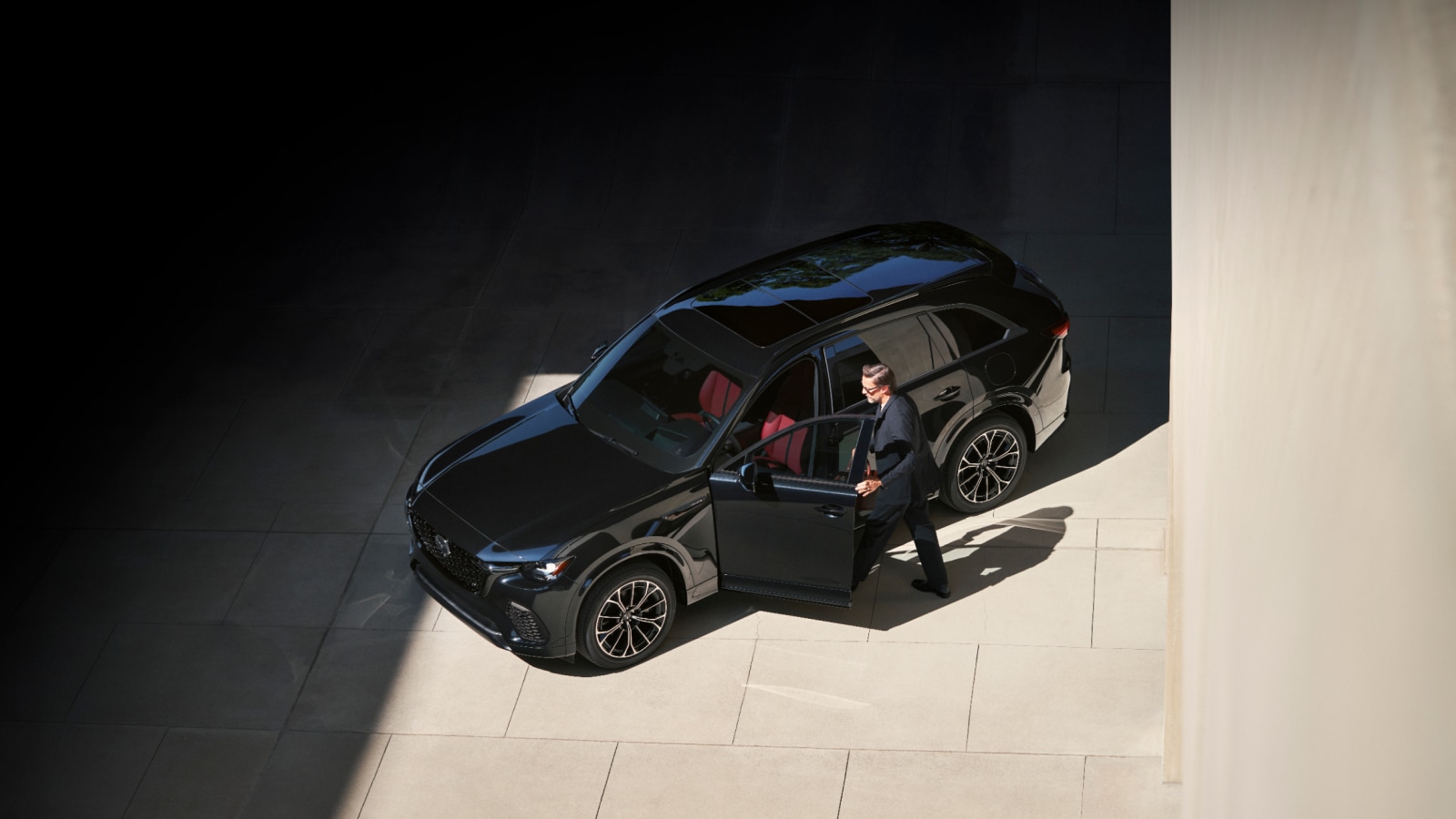 2026 mazda cx-70 overhead exterior view